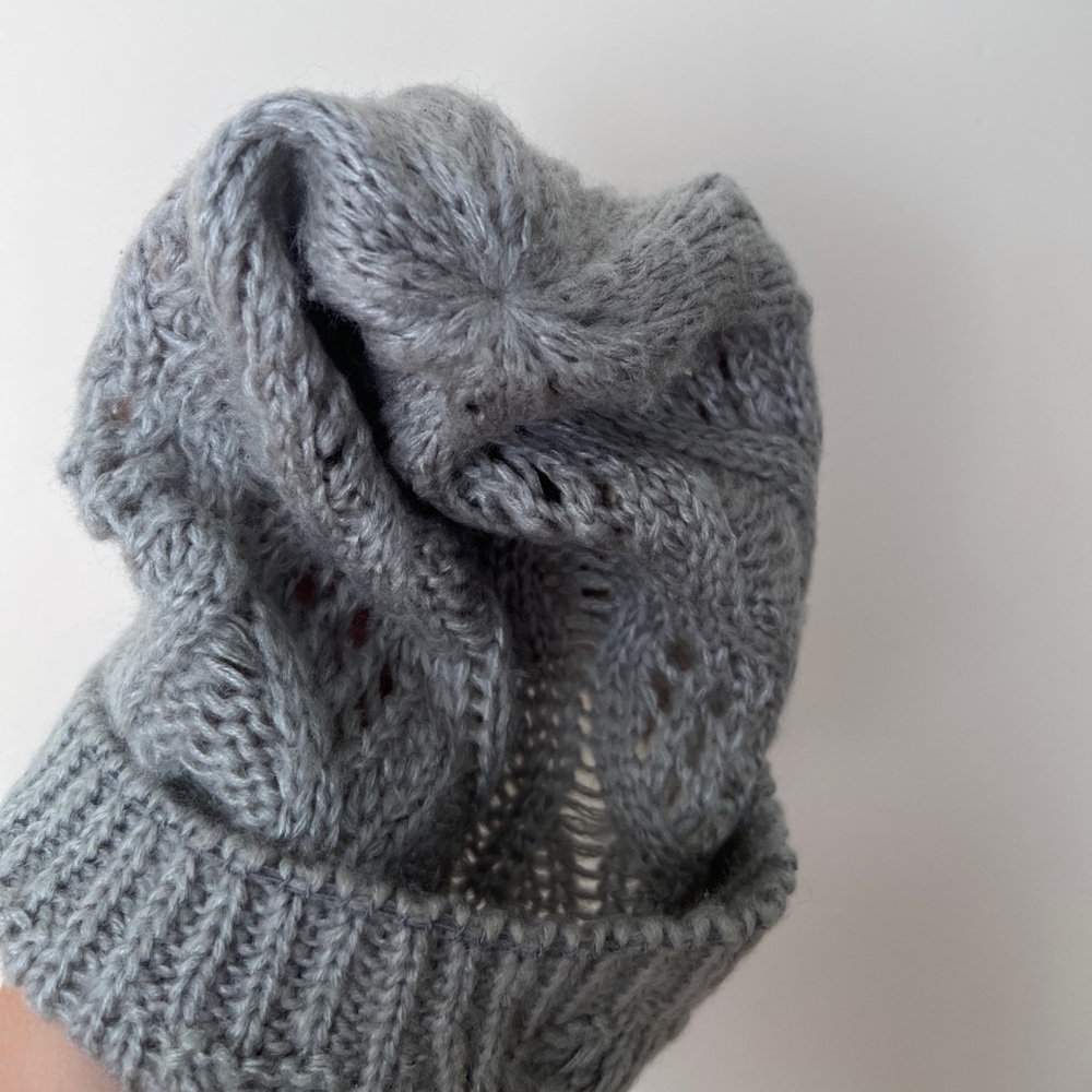 Knit h&m gray hat